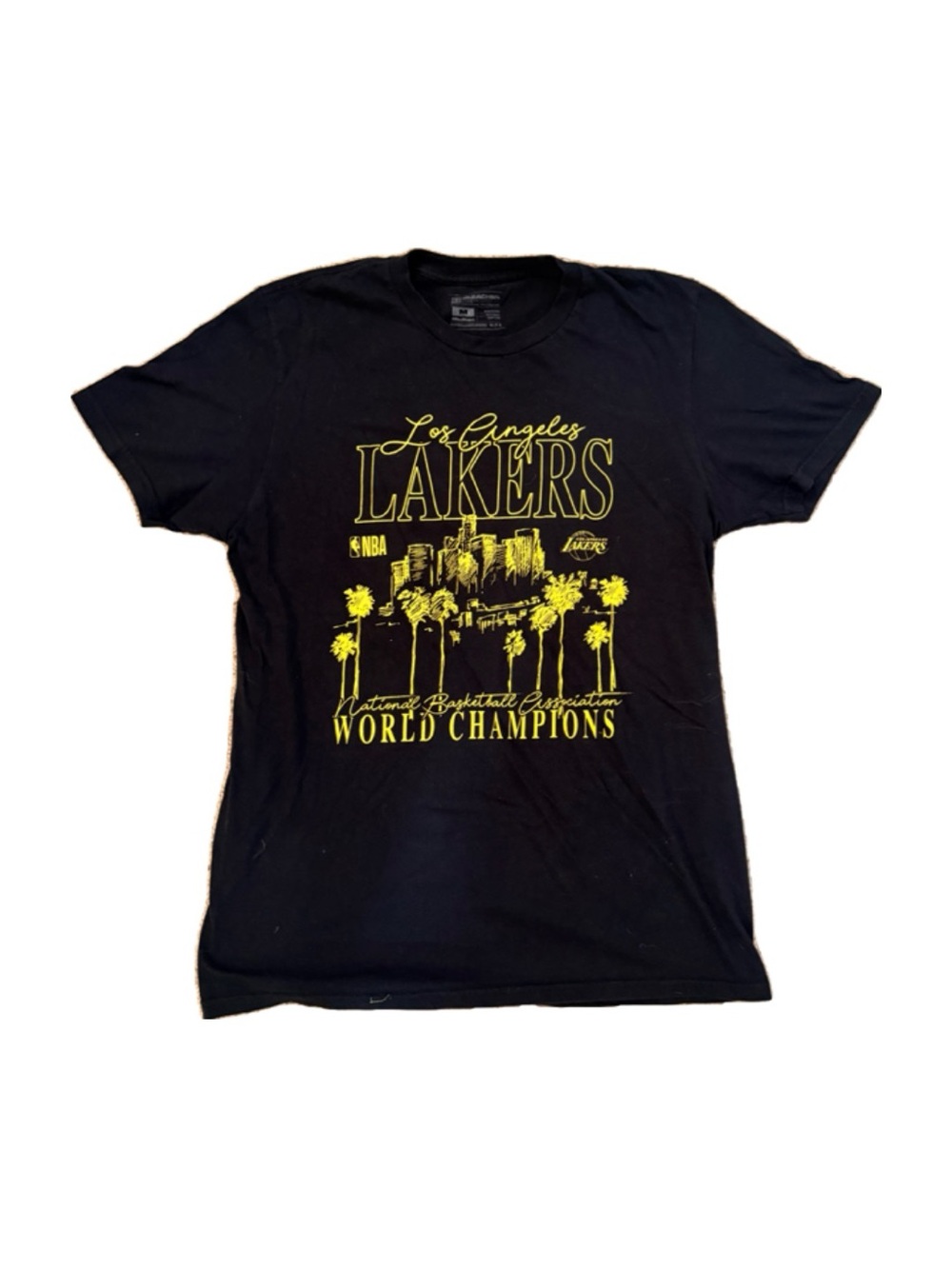 Los Angeles Lakers Black & Yellow Graphic Tee